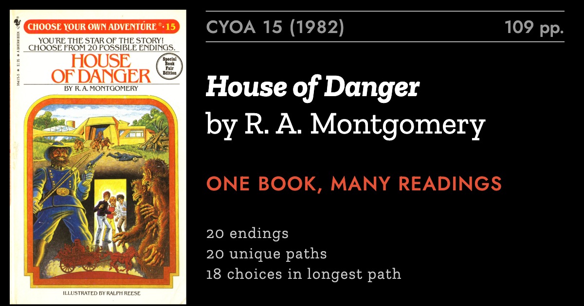 House of Danger CYOA